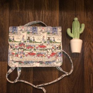 Rare Minnie Mouse Comic Strip Backpack